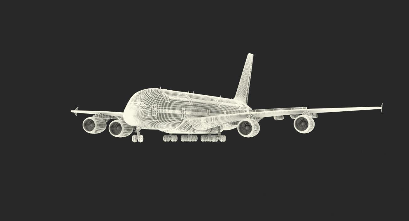 Airbus A380-1000 Air France 3D